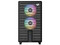 Gabinete XYZ ATOM, Mid Tower, Micro-ATX, Panel de Cristal Templado, Incluye 3 Ventiladores ARGB de 120mm, No Incluye Fuente de Poder. Color Negro.