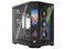 Gabinete XYZ NEUTRON X PRO, Mid Tower, ATX, Incluye 5 Ventiladores ARGB de 120mm, Panel de Cristal Templado, No Incluye Fuente de Poder. Color Negro.