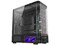 Gabinete XYZ Quantum Pro, Mid Tower, ATX, Pantalla Lateral, Panel de Cristal Templado Curvado, No Incluye Fuente de Poder. Color Negro.