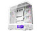 Gabinete XYZ Quantum Pro, Mid Tower, ATX, Pantalla Lateral, Panel de Cristal Templado Curvado, No Incluye Fuente de Poder. Color Blanco.