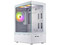 Gabinete Gamer Xzeal X-Zynergy, Mid-Tower, M-ATX/ITX, Incluye 3 Ventiladores RGB, (No incluye fuente de poder), Color Blanco.