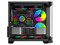 Gabinete XZEAL XZC1, Mid Tower, Micro-ATX, Incluye 3 Ventiladores de 120mm, Panel Curvo, No Incluye Fuente de Poder. Color Negro.