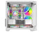Gabinete Gamer XZEAL XZC1, M-ITX, 3 Ventiladores, Panel Curvo. Color Blanco.