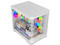 Gabinete Gamer XZEAL XZC1, M-ITX, 3 Ventiladores, Panel Curvo. Color Blanco.
