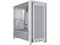 Gabinete Corsair Frame 4000D RS Modular, Mid-Tower, ATX, (sin fuente de poder). Color Blanco.