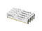 Memoria RAM Kingston Fury Beast 128GB (4x32GB) DDR5 5600MT/s, CL40, XMP, Blanca.