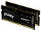 Memoria SODIMM Kingston Fury Impact, DDR4 PC4-21300 (2666MHz), CL15, 16GB (2 x 8GB).