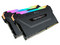 Memoria DIMM Corsair Vengeance RGB pro DDR4 PC4-28800 (3600MHz), 16GB (2 x 8GB), Kit con dos piezas de 8GB, iluminación RGB. Color negro.