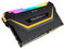 Memoria DIMM Corsair Vengeance Pro RGB, DDR4 (3200MHz), CL16, 16GB (2x8GB). Color Negro.