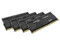 Memoria Kingston Hyper X Fury DDR4, PC4-21300 (2666 MHz), CL15, 16GB (4 x 4GB), Kit con cuatro piezas de 4GB.