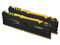 Kit de Memorias Kingston HyperX Fury RGB DDR4, PC4-25600 (3200MHz), CL16, 32GB (2x16GB).