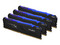 Kit de Memorias Kingston Hyperx Fury RGB, DDR4 PC4-27700 (3466MHz), CL16, 32GB (4 x 8GB).