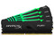 Memoria Kingston HyperX Fury RGB DDR4 PC4-28800 (3600MHz), CL17, XMP, 64GB (4 x 16GB). Color Negro.