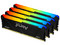 Memoria DIMM Kingston FURY Beast RGB, DDR4 PC4-21300, (2666MHz), CL16, 64GB (4x16GB).