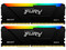 Kit de Memorias Kingston Fury Beast RGB, DDR4 PC4-25600 (3200MHz), CL16, 16GB (2 x 8GB).