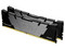 Kit de Memorias DIMM Kingston Fury Renegade Black RGB DDR4, PC4-25600 (3200MHz), CL16, 32GB (2 x 16GB).
