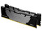 Kit de Memorias Kingston FURY Beast Renegade Black DIMM, DDR4 PC4-28800 (3600MHz), CL16, (2x16GB), 32GB.