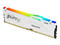 Memoria DIMM Kingston Fury Beast RGB White DDR5, PC5-41600 (5200MHz), CL40, 16GB.