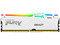Memoria DIMM Kingston FURY Beast White RGB, DDR5 PC5-41600 (5200MHz), CL40, 32GB.