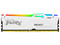 Memoria DIMM Kingston Fury Beast DDR5-5200 (5200 MHz), RGB, CL40, 32GB (2 x 16GB), Color Blanco.
