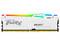 Memoria DIMM Kingston FURY Beast White RGB, DDR5 PC5-44800 (5600MHz), CL40, 16GB.