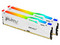 Memoria DIMM Kingston FURY Beast White, DDR5 PC5-48000 (6000MHz), CL30, 64GB (2 x 32GB).