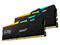 Memoria DIMM Kingston FURY Beast Black RGB, DDR5 PC5-48000 (6000MHz), CL36, 32GB (2 x16GB).