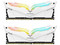 Kit de Memorias DIMM TeamgGroup T-Force Night Hawk RGB, DDR4 PC4-28800 (3600MHz), CL18, 16GB (2 x 8GB). Color Blanco.