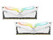 Memoria DIMM TeamGroup T-Force Nigth Hawk RGB DDR4 PC4-24000 (3200MHz), 16 GB (2 x 8GB). Color Blanco.
