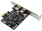 Tarjeta Controladora ECS con 2 puertos USB 3.0  (compatibles con USB 2.0). PCI-E x1