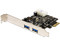 Tarjeta Controladora Manhattan con 2 puertos USB 3.0, PCI Express x1