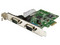 Tarjeta Serial PCI Express de 2 Puertos DB9 RS232 con UART 16C1050