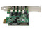 Tarjeta Adaptador PCI Express PCI-E USB 3.0 con UASP de 4 Puertos.