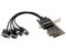 Tarjeta PCI Express X-Media XM-PEX-4S con 4 puertos seriales DB9 RS232, hasta 115Kbps.