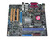 T. Madre AOpen s661FXm-7S, ChipSet SiS661FX,
Soporta: Intel LGA775 de FSB 800MHz,
Integrado: Video, Audio 5.1  y Red,
Memoria: 2 DIMM DDR 266/333/400, Max. 2GB,
Diseño: MicroATX, Ptos: 3x PCI, AGP 8X