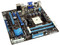 T. Madre ASUS F1A75-M, Chipset AMD A75 FCH,
Soporta: AMD A8 y A6 de Socket FM1,
Memoria: DDR3 1866/1600/1333/1066 MHz, 64GB Max,
 USB 3.0 y SATA 3.0
Integrado: Audio HD, Red,
Micro-ATX, Ptos: 2xPCIEX16, 1xPCIEX1