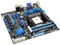 T. Madre ASUS F1A75-M PRO, Chipset AMD A75 FCH,
Soporta: AMD A8 y A6 de Socket FM1,
Memoria: DDR3 1866/1600/1333/1066 MHz, 64GB Max,
 USB 3.0 y SATA 3.0
Integrado: Audio HD, Red,
Micro-ATX, Ptos: 2xPCIEX16, 1xPCIEX4