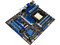 T. Madre Asus M4A89GTD PRO/USB3, ChipSet AMD 890GX,
Soporta: Phenom II X4 y X6 de Socket AM3,
USB 3.0 y Serial ATA 3.0,
 Integrado: Audio HD, Red, Video ATI 4290,
Memoria: DDR3 2000(O.C.)/1333/1066MHz,
ATX, Ptos: 2xPCIEX16, 1xPCIEX4