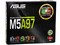 T. Madre ASUS M5A97, Chipset AMD 970,
Soporta: FX/Phenom II/Athlon II/Sempron, Socket AM3+,
Memoria: DDR3 2133(O.C.)/1333/1066MHz, 32GB Max,
 USB 3.0 y SATA 3.0
Integrado: Audio HD, Red,
Diseño ATX, Ptos: 2xPCIEX16, 2xPCIEX1
