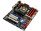 T. Madre Asus P6TD Deluxe, ChipSet Intel X58,
Soporta: Core i7 920, 940, 960 de Socket 1366,
Integrado: Audio 7.1, Red 10/100/1000,
Memoria: DDR3 2000+(O.C.)/1866(O.C.)/1333MHz, 24GBMax, 
ATX, Ptos: 3xPCEx16, 1xPCIEx4, 2xPCI