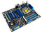 T. Madre ASUS P6X58-E PRO, ChipSet Intel X58,
Soporta: Core i7/Core i7 Extreme Edition de Socket 1366,
Integrado: Audio HD, Red,
 USB 3.0 y SATA 3.0,
Memoria: DDR3 2200(O.C.)/1600/1333MHz, 48GB Max,
ATX, Ptos: 3xPCIEX16, 1xPCIEx1