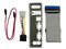 T. Madre ECS Mini-DTX 945GCT-D,
Procesador Integrado Intel Atom 1.60Ghz,
Integrado: Audio, Red, Video GMA 950,
Memoria: DDR2 400/533, 2 Bancos, 2GBMax,
Ptos: 1xPCI, 1xPCIEx1. Compatible con Gabinetes mATX.