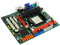 T. Madre ECS A785GM-M7, ChipSet AMD 785G,
Soporta: Phenom II X6, Soporta AM3,
Integrado: Video Radeon HD4200, Audio HD, Red,
Memoria: DDR3 1333MHz/1066MHz, Diseño mATX, 
Ptos: 1xPCIEX16, 1xPCIEX1, 2xPCI