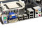 T. Madre ECS A885GM-A2, ChipSet AMD 880G,
Soporta: Phenom II X6/Athlon/Sempron de Socket AM3,
Memoria: DDR3 1600(OC)/1333/1066 MHz, 32GB Max.
Integrado: Video Radeon HD4250, Audio HD, Red,
Diseño ATX, Ptos: 2xPCIEX16, 2xPCIEX1, 2xPCI