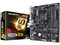 T. Madre Gigabyte GA-AB350M-DS3H, ChipSet B350, 
Soporta: AMD Ryzen/ Athlon / 7ma Gen A-Series de Socket AM4,
Memoria: DDR4 3200(O.C.)/2400/2133 MHz, 64GB Max,
Integrado: Audio HD, USB 3.1 y SATA 3.0, 
Micro ATX, Ptos: 2xPCIEx16, 1xPCI.