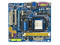 T. Madre Gigabyte  GA-M85M-US2H, ChipSet Nvidia GF 8100,
Soporta: Phenom I y II, Athlon 64X2, Socket AM2+,
Integrado: Video NVIDIA GF 8100, Audio HD, Red,
Memoria: DDR2 1066Mhz, Max.8GB, Diseño MATX,
Ptos: 1xPCIEX16, 1xPCIEX1, 2xPCI