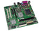 T. Madre Intel D102GGC2L, ChipSet ATI Xpress200,
Soporta: Intel LGA775 (65nm y 90nm) FSB 800MHz,
Integrado: Audio, Video ATI Radeon X300, Red,
Memoria: DDR2  533/400, 2 Bancos, 2GB Max,
Diseño: MicroATX, Ptos: 1 x PCI Express x16;
2