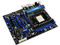 T. Madre MSI 890FXA-GD70, ChipSet AMD 890FX,
Soporta: Phenom II X6 y X4 de Socket AM3,
Integrado: Audio HD, 10/100/1000Mbps,
Memoria: DDR3 2133 (O.C.)1800/1066MHz,
Diseño ATX, Ptos: 5xPCIEX16, 1xPCIEX1, 1xPCI