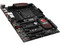 T. Madre MSI X99A Gaming 7, ChipSet Intel X99,
Soporta: Core i7 de Socket LGA2011-v3,
Memoria: DDR4 2133 MHz, 128 GB Max,
Integrado: Audio HD, Red, USB 3.1 y SATA 3.0,
ATX, Ptos: 4xPCIE 3.0 x16, 2xPCIEx1.