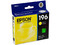 Cartucho de Tinta Epson 196 Amarillo, Modelo: T196420